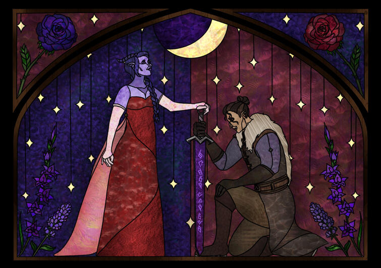 comm for @tuskboi on twitter